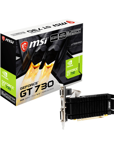 MSI GeForce GT 730 2GB Low Profile black PCB