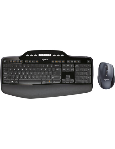 Logitech MK710 Performance toetsenbord Inclusief muis RF Draadloos QWERTY US International Zwart