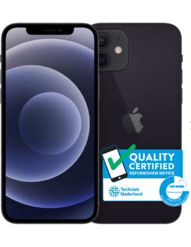 Apple iPhone 12 128GB zwart A grade (6 maanden garantie)