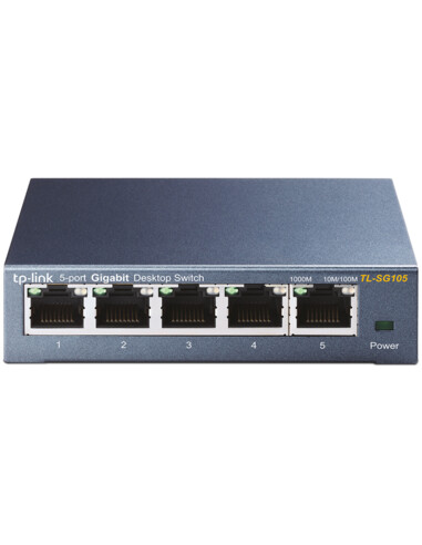 TP-Link TL-SG105 Unmanaged Gigabit Ethernet (10/100/1000) Zwart