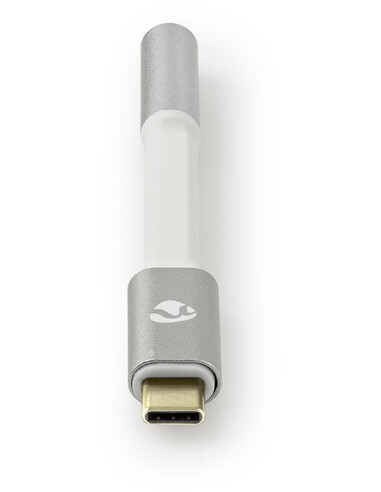 Nedis CCTB65950AL008 audio kabel 0,08 m 3.5mm USB Aluminium