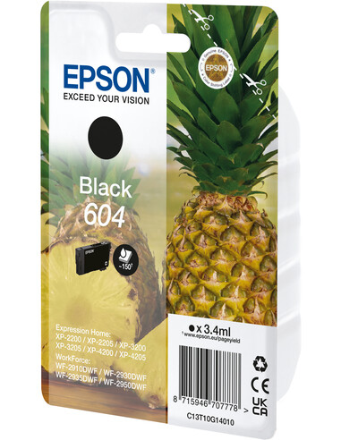 Epson 604 inktcartridge 1 stuk(s) Origineel Zwart