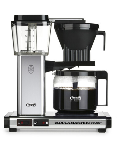 Moccamaster KBG Select Polished Silver Volledig automatisch Filterkoffiezetapparaat 1,25 l