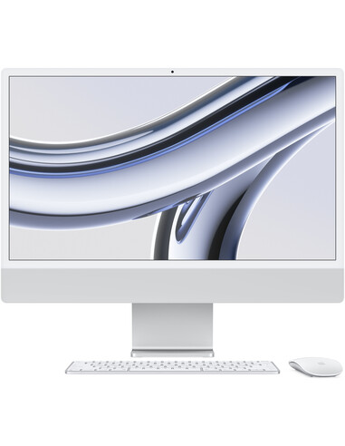 Apple iMac Apple M M3 59,7 cm (23.5") 4480 x 2520 Pixels Alles-in-één-pc 8 GB 256 GB SSD macOS Sonoma Wi-Fi 6E (802.11ax) Zil