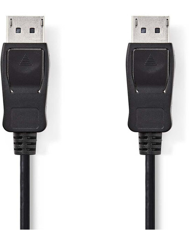 Nedis CCGB37010BK20 DisplayPort kabel 2 m Zwart