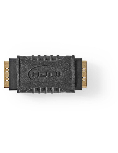 Nedis CVGP34900BK tussenstuk voor kabels HDMI Zwart