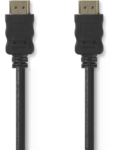 Nedis CVGT34000BK150 HDMI kabel 15 m HDMI Type A (Standaard) 2 x HDMI Type A (Standard) Zwart