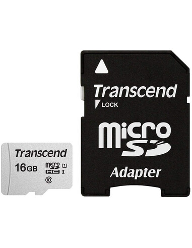 Transcend microSDHC 300S 16GB NAND Klasse 10