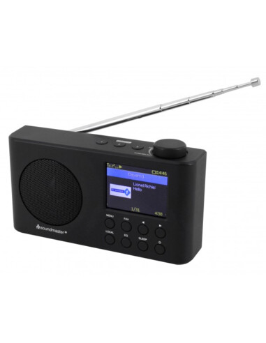 Soundmaster IR6500SW radio Draagbaar Analoog & digitaal Zwart