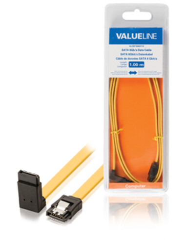 Valueline VLCB73260Y10 SATA-kabel 1 m SATA 7-pin Geel