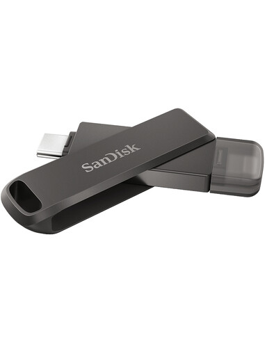 SanDisk iXpand USB flash drive 64 GB USB Type-C / Lightning 3.2 Gen 1 (3.1 Gen 1) Zwart