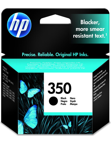 HP 350 originele zwarte inktcartridge