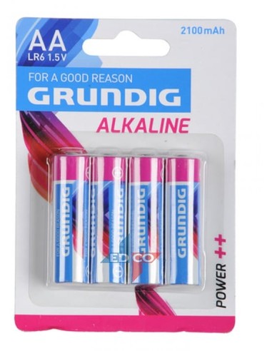 Grundig Alkaline Batterij AA 4pack