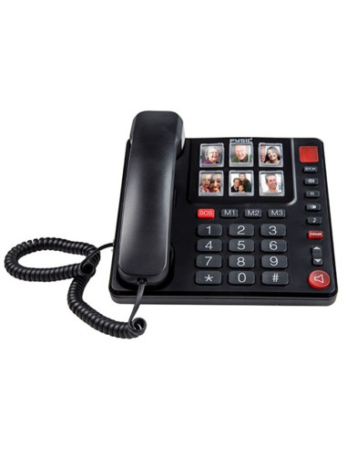 Fysic FX-3930 telefoon Nummerherkenning Zwart
