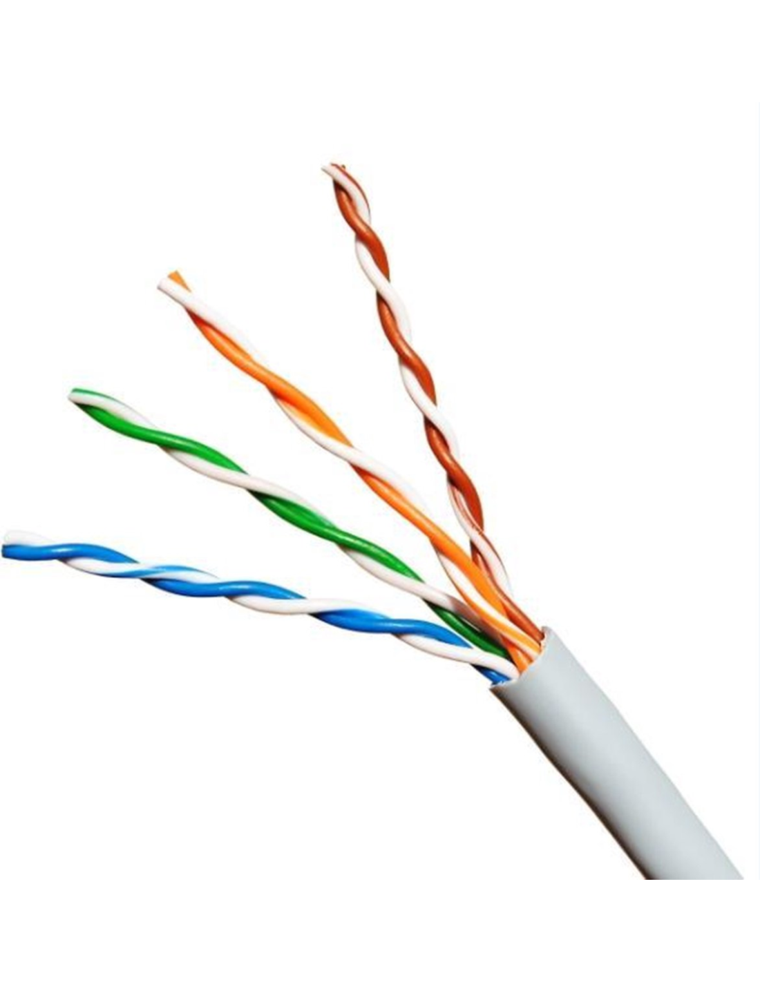 Vaardigheid preambule in beroep gaan UTP kabel CAT5E per lossemeter (van rol)